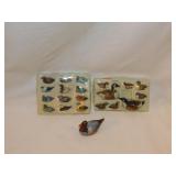 21 small hand painted goose geese & ducks