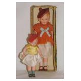 Antique & vintage baby dolls, some clothing