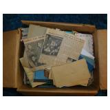 Box of 1960's letters, greeting cards, booklets