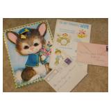 Vintage letters & greeting cards