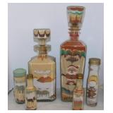 6 bottles of sand art: Santa Claus -