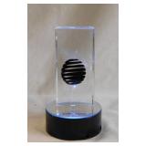 Rare signed Torben Jorgenson Belgium art glass