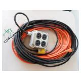 2 heavy duty extension drop cords