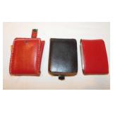 Vintage leather wallets full of 1950's school