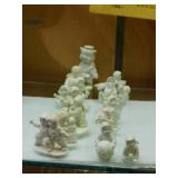 13 Dept. 56 metal Snowbabies figurines - 1930's