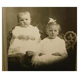 Antique studio portrait photos