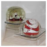 Signed Sharon Owens Lafayette Indiana blown glass