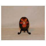 Hand painted wooden eggs - Pig S&P shakers