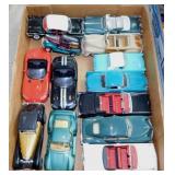 13 miniature die-cast cars: Maisto-Dinky- Porsche