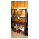 Metal 5 shelf shelving unit, 30' x 12' x 59'