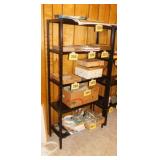 Metal 5 shelf shelving unit, 30' x 12' x 59'