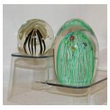 Murano? Latticino ribbon & millefiori anemone