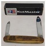 4 pocket knives: Kutmaster Carpenters Union knife