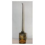 1930s Whiz 16 oz. oil can w/ extra long spout,