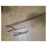 Antique Cady carpet stretcher & tacker tool