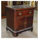 Drexel Heritage mahogany nightstand bedside table,