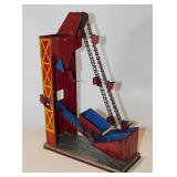 Ohio Art tin litho sand & coal elevator toy, works