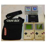 Two 1989 Nintendo Game Boy systems w/ manual & 10