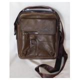 New Weixier leather crossbody messenger bag -