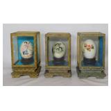 Vintage hand painted eggs - Carved elephant