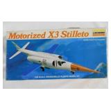 5 airplane model kits in boxes:  Lindberg -