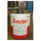 Sinclair 5 gal oil can