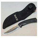 Buck Mini Mentor 475 fixed blade knife in canvas
