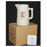 2011 Redwing Pottery crock pitcher in box -