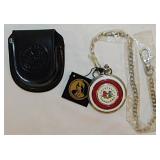 New Chevrolet Corvette pocket watch & leather