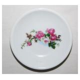 Pink roses chunky ironstone transferware