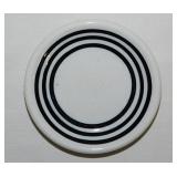 Bullseye chunky diner hotel railroad butter pat by
