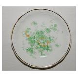 Bishop & Stonier England gilded floral butter pat