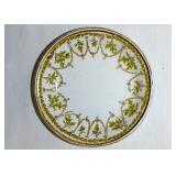 J&G Meakin England gilded green garland swag