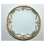 Florale Limoges France B&C porcelain butter pat