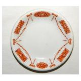 Geometric ribbon chunky transferware diner hotel