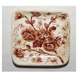 Spring W.H. Grindley England brown transferware