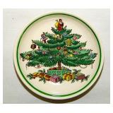 Christmas Tree Spode England porcelain butter pat
