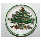 Christmas Tree Spode England porcelain butter pat