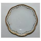 W.H. Grindley England gilded porcelain butter pat