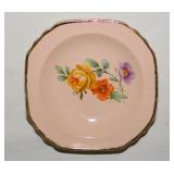 Sterling China Shell Pink Ware gilded floral