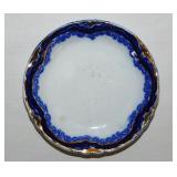 J&G Meakin England gilded flow blue porcelain