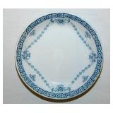 Geometric Neoclassical transferware butter pat,