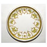 J&G Meakin England gilded green garland swag