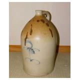 Antique 5 gallon bee sting crock whiskey jug w/