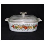 1972 Corning Spice Of Life 2 qt. casserole w/ lid