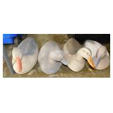 4 duck hunting decoys