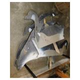 8 wooden geese goose decoy panels