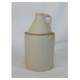 Antique half gallon crock whiskey jug