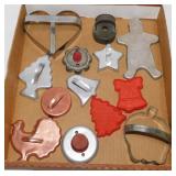 13 vintage & modern holiday cookie cutters: