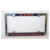 University of Illinois items: License plate frame